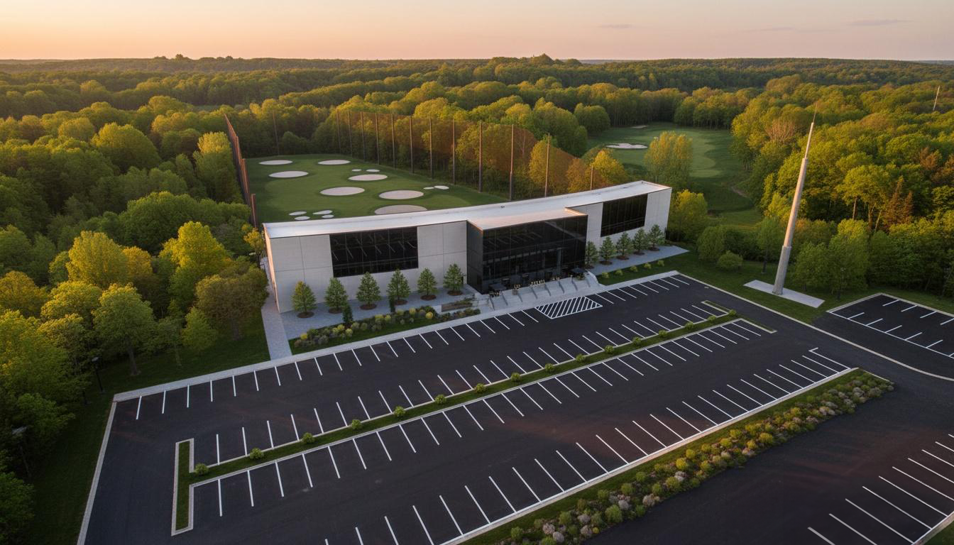 Commercial building rendering