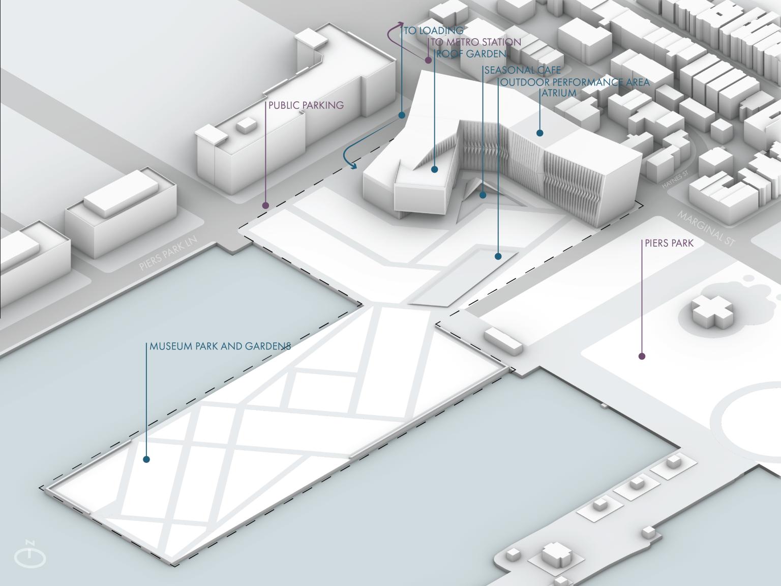 Site planning diagram